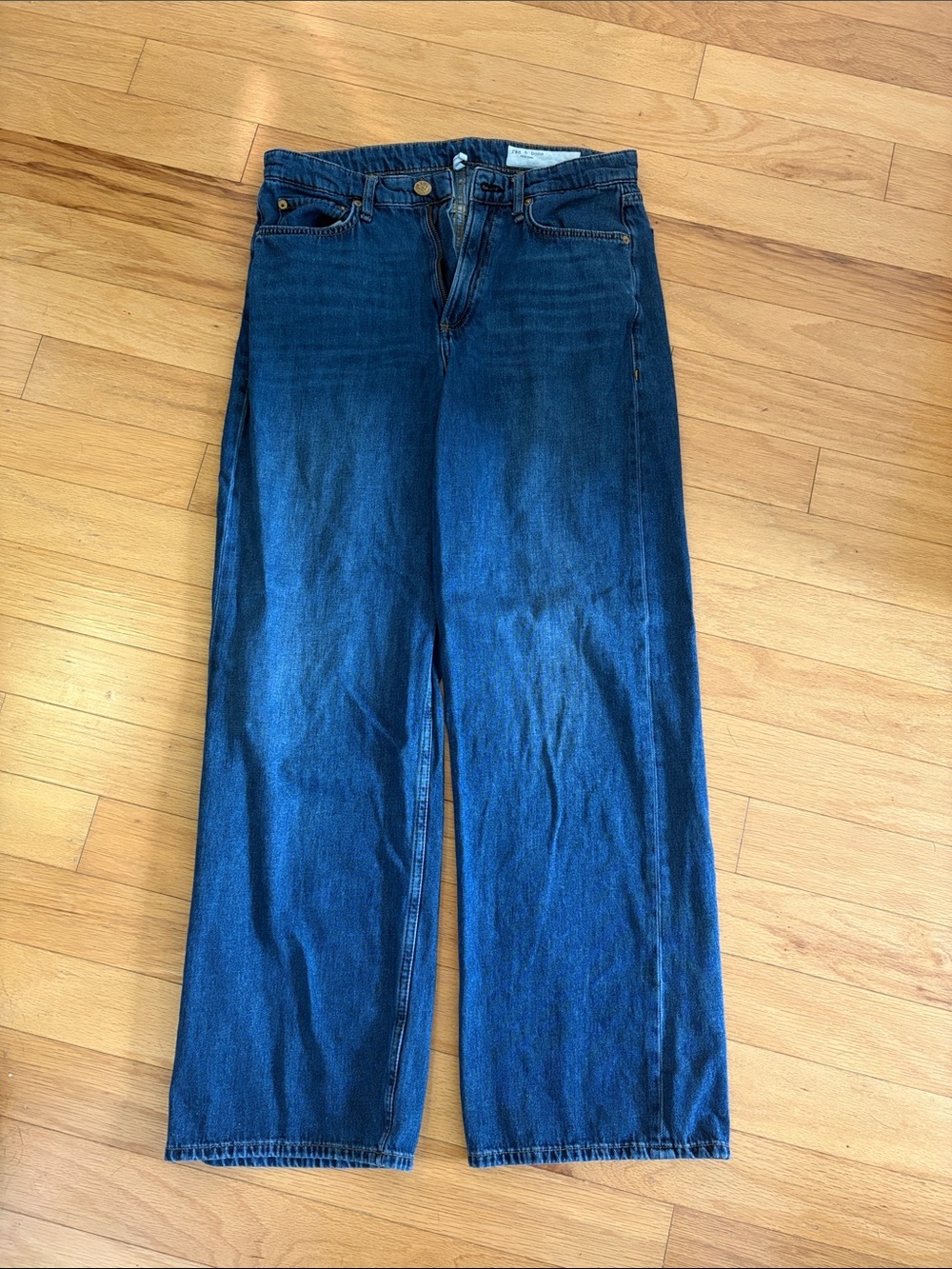 rag & bone Straight Jeans - Deep Blue